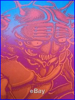 Vintage Signed Rick Griffin Psychedlic Who Concert Poster