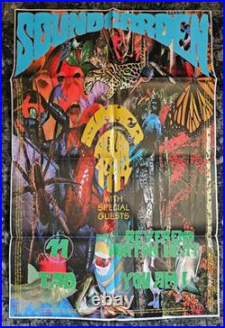 Vintage Soundgarden 1994 Concert Tour Poster Reverend Horton Heat Tad Mint