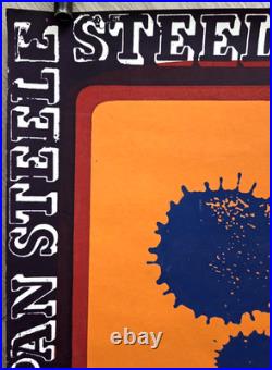 Vintage Steeleye Span Concert Poster Silkscreen 1973 British Elec Folk-Rock READ