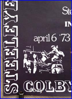 Vintage Steeleye Span Concert Poster Silkscreen 1973 British Elec Folk-Rock READ