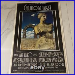 Vintage THE WHO BG 178 FILLMORE Concert Poster 1969 DAVID SINGER BILL GRAHAM