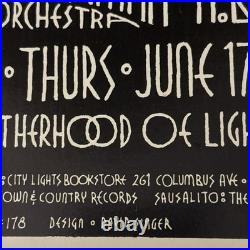 Vintage THE WHO BG 178 FILLMORE Concert Poster 1969 DAVID SINGER BILL GRAHAM