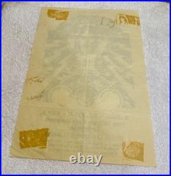 Vintage Three Dog Night Concert Poster Handbill Swing Aud. San Bernardino