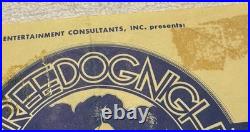 Vintage Three Dog Night Concert Poster Handbill Swing Aud. San Bernardino