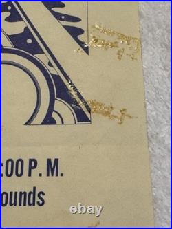 Vintage Three Dog Night Concert Poster Handbill Swing Aud. San Bernardino