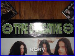 Vintage Type O Negative Brothers In Blood Concert Tour Poster 1996 Steele Goth