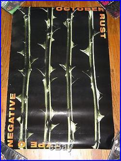 Vintage Type O Negative October Rust Concert Tour Poster Promo 1996 Steele Goth