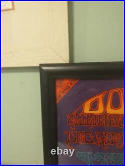 Vintage rock concert poster week of concert, first addition original, doors