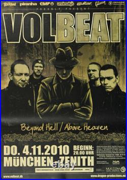 Volbeat Above Heaven, München 2010 Concert Poster