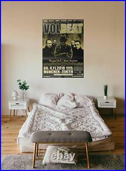 Volbeat Above Heaven, München 2010 Concert Poster