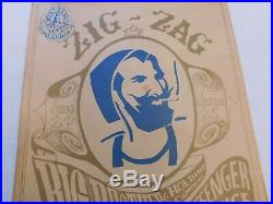 Vtg 1966 ORIGINAL Big Brother Holding Janice Joplin Zig Zag SF Concert Poster