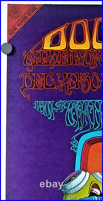 Vtg 1967 THE DOORS Pay Attention Spaceman Griffin Concert Poster No18 Family Dog