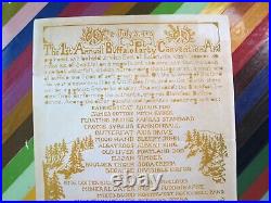 Vtg 1970 music concert flyer poster Buffalo Party Convention Seattle