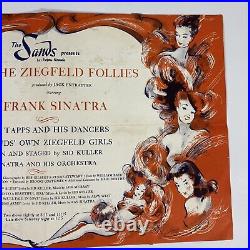 Vtg Advertising Ziegfeld Follies Frank Sinatra Concert Poster Sands Casino 1956