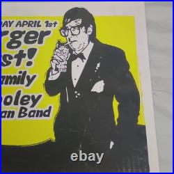 Vtg Neil Hamburger Flyer Poster Advertising Metal Punk Ska Band Concert 90s
