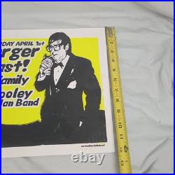 Vtg Neil Hamburger Flyer Poster Advertising Metal Punk Ska Band Concert 90s