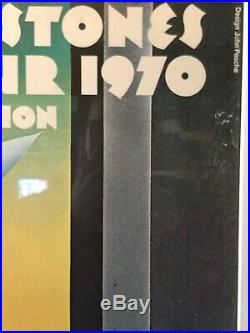 Vtg Rolling Stones Concert Poster Original European Tour 1970 Pasche Rock Music