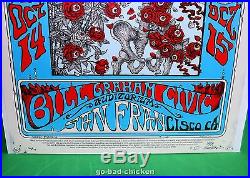 WEEN Concert Poster Emek SIGNED The Grateful Dead FD-26 Roses Stanley Mouse MINT