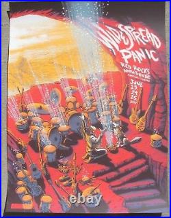 WIDESPREAD PANIC 2017 Red Rocks 18x24 Concert Poster by James Flames #'d /750