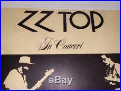 WOW 1972 ZZ TOP early Concert Poster KENTUCKY VERY NICE VINTAGE ORIGINAL