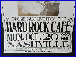 WYNONNA JUDD Hatch Show Print Nashville HARD ROCK CAFE 1997 Concert Poster RARE