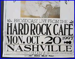 WYNONNA JUDD Hatch Show Print Nashville HARD ROCK CAFE 1997 Concert Poster RARE