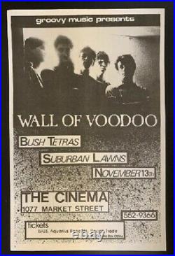Wall Of Voodoo Concert Poster 1981 San Francisco