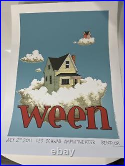 Ween 2011 Rare Concert Poster Bend Oregon