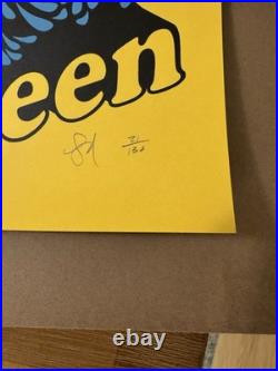 Ween Concert Poster Burlington Vermont 2009 S/N Justin Helton Rare