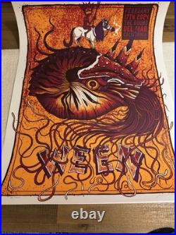 Ween Concert Posters Two Posters Night 1 And 2 Artist Edition X/50