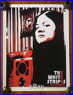 White Stripes 2003 Concert Poster -artist ROB JONES, Silkscreen KRUSTY KOLOR