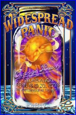 Widespread Panic Alabama 2008 Concert Poster 3d Lenticular Original Biffle