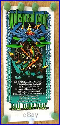 Widespread Panic Fall Tour 2002 Original Concert Poster Wsp Jeff Wood