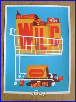 Wilco Portland 2015 Original Concert Poster Dan Stiles Silkscreen Les Schwab