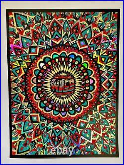 Wilco Red Rocks 2015 Original Foil Silkscreen Concert Poster Colorado Morrison