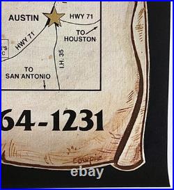 Willie Nelson Haggard Price Tubb RARE 1980 July 4 Family Picnic Concert Poster