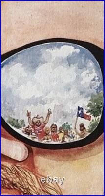 Willie Nelson Haggard Price Tubb RARE 1980 July 4 Family Picnic Concert Poster