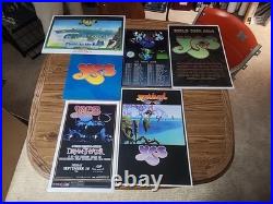YES lot of original 2000's PROMO concert posters + tour book in ex condition USA