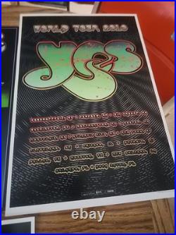 YES lot of original 2000's PROMO concert posters + tour book in ex condition USA