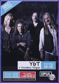 Y&T 2012 Lot of Two Original Dutch Concert Posters