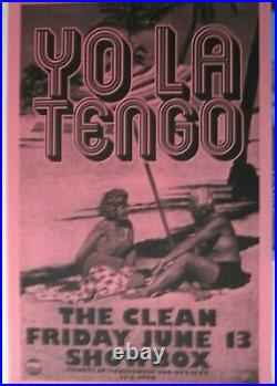 Yo La Tengo Original Concert Show Posters Collection Lot of 4