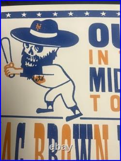 Zac brown band citi field 2022 out in the middle tour concert poster (no frame)