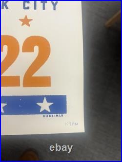 Zac brown band citi field 2022 out in the middle tour concert poster (no frame)