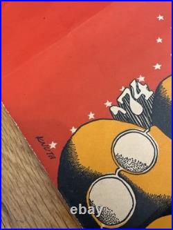 Zak Gdansk 1974 JAZZ CLUB VINTAGE 70'S ORIGINAL POSTER BY KNUTH Rare