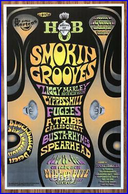 Ziggy Marley Smokin Grooves Promotional Concert Poster 1996